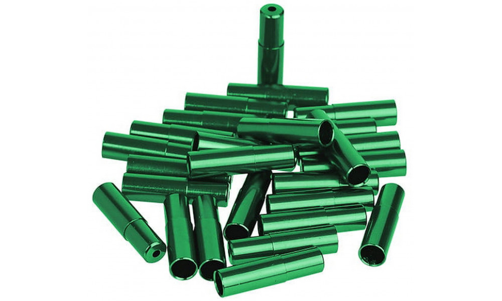 Pavarų šarvo antgaliukas ProX Alu green (100pcs.) 