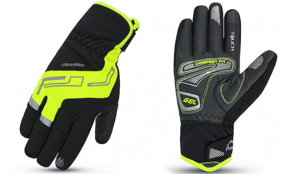 Pirštinės Prox Performance Pro Long Gel black-lime - 2