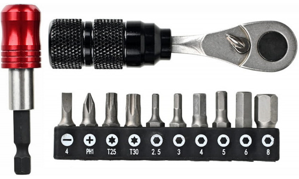 Raktų komplektas ProX KIT-16 with ratchet wrench 90mm - 1