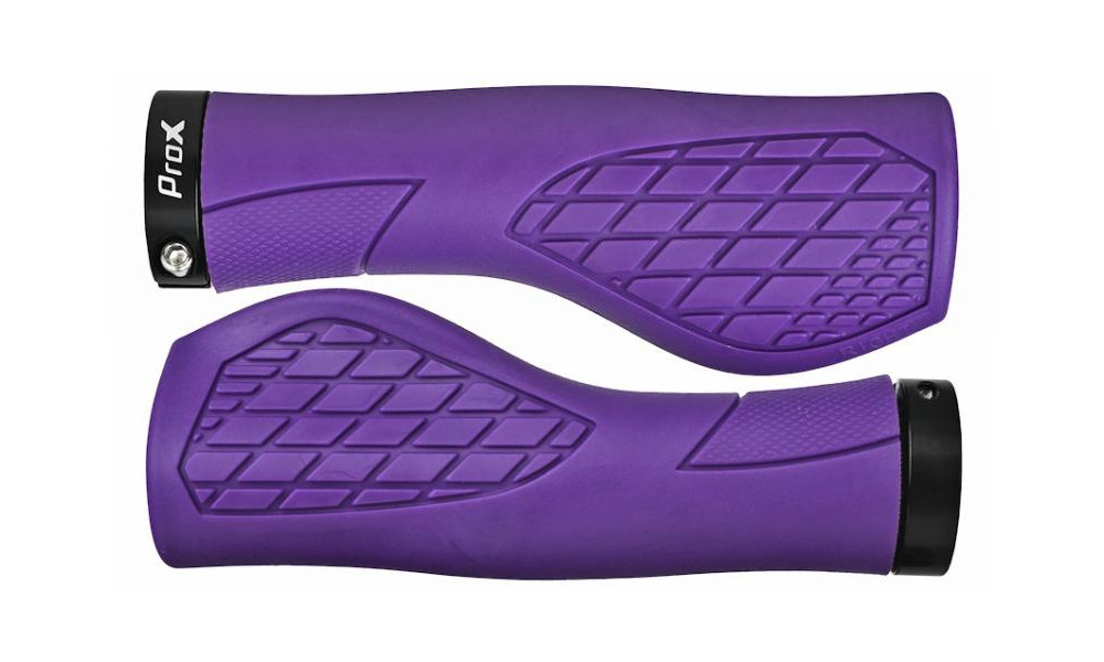 Vairo rankenėlės ProX GP-35 130mm Ergo Lock-on purple - 1