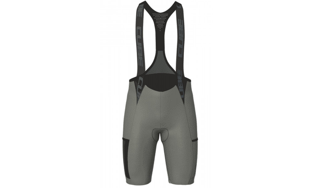 Dviratininko šortai su petnešomis Cube Gravel Cargo olive 