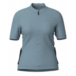 Dviratininko marškinėliai Cube Gravel Cargo WS S/S Full Zip blue