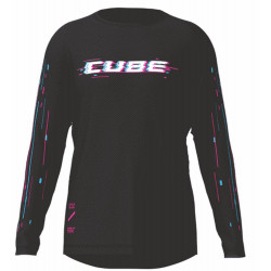 Dviratininko marškinėliai Cube MTB Glitch L/S black