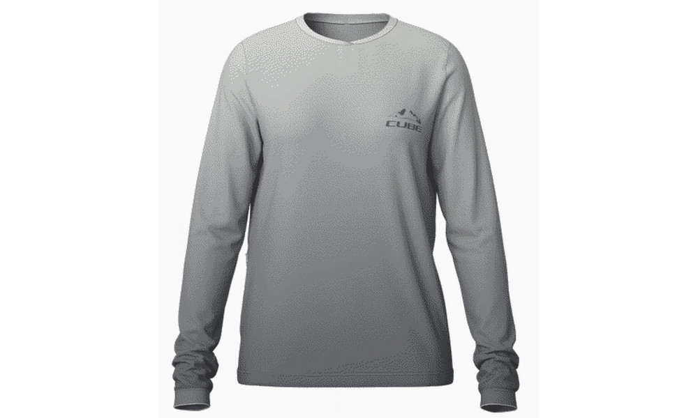 Dviratininko marškinėliai Cube Round Soft Touch MTB WS L/S grey 