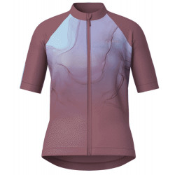 Dviratininko marškinėliai Cube Artline WS Road/XC S/S bordeaux