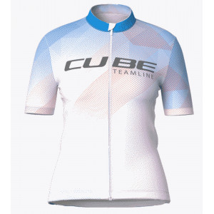 Dviratininko marškinėliai Cube CMPT WS Teamline S/S white