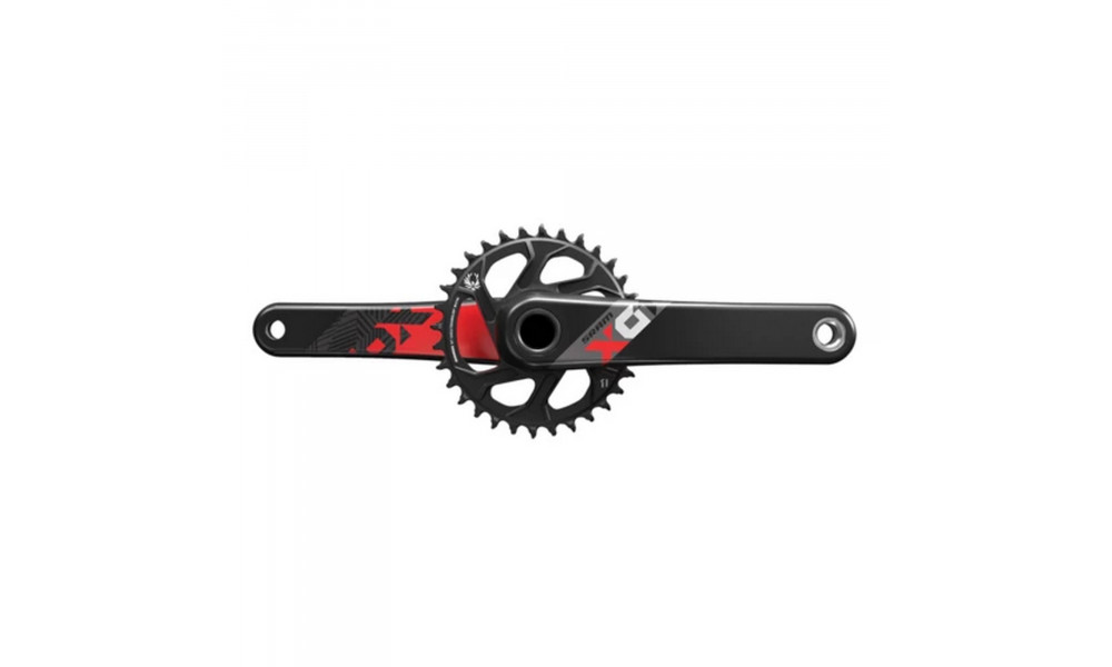 Priekinis žvaigždžių blokas SRAM X01 Eagle Boost 148 DUB 32T 165mm 1x12-speed red 