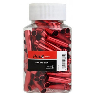 Stabdžių šarvo antgaliukai ProX Alu red (100pcs.)