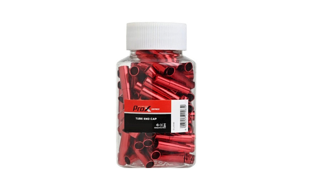 Stabdžių šarvo antgaliukai ProX Alu red (100pcs.) - 2