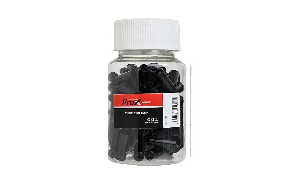 Pavarų šarvo antgaliukas ProX Alu black (100pcs.) - 2