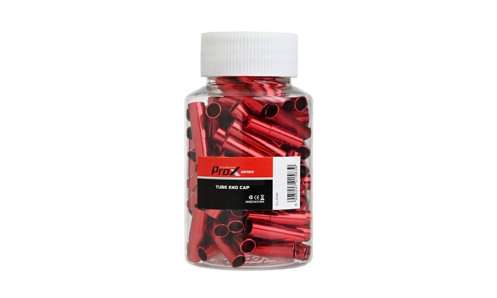 Pavarų šarvo antgaliukas ProX Alu red (100pcs.) - 2