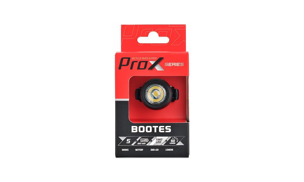 Priekinė lempa ProX Bootes SMD LED Memory 50Lm USB - 3