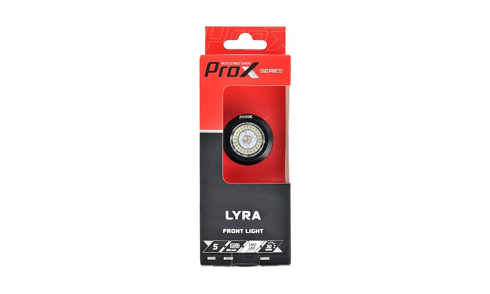 Priekinė lempa ProX Lyra SMD LED 30Lm USB - 3