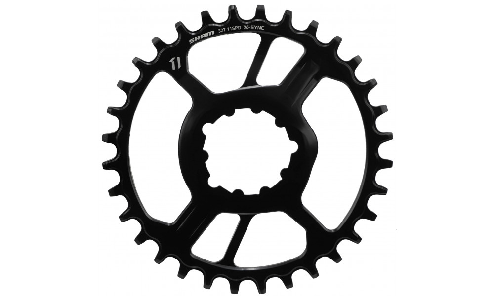 Priekinis dantratis SRAM MTB X-Sync Direct Mount steel 11-speed 3mm offset 32T black 