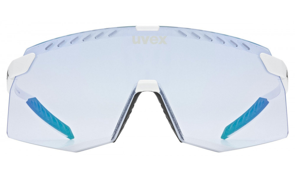 Akiniai Uvex pace stage V white matt / mirror blue - 3