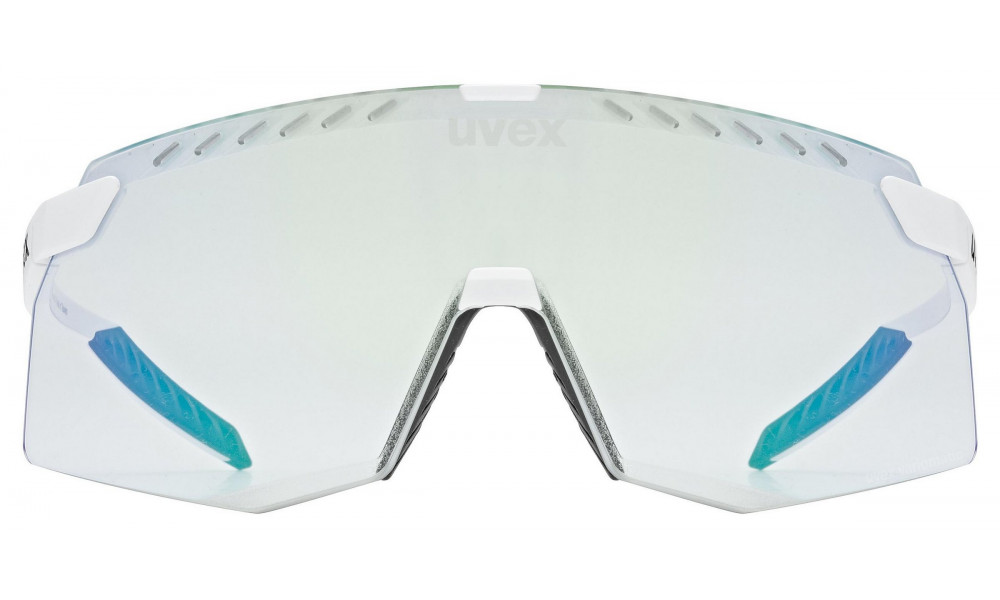 Akiniai Uvex pace stage V white matt / mirror green - 3