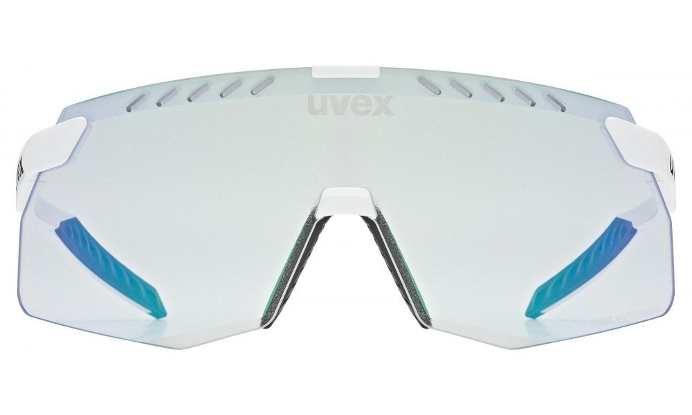 Akiniai Uvex pace stage S V white matt / mirror green - 3