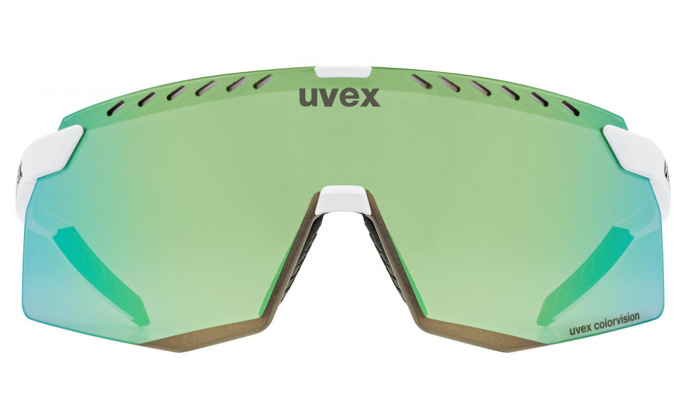 Akiniai Uvex pace stage CV white matt / glossy green - 3