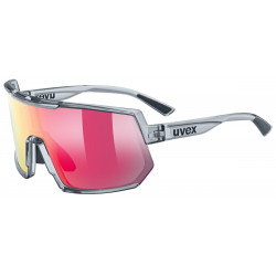 Akiniai Uvex sportstyle 235 smoke transparent / mirror red