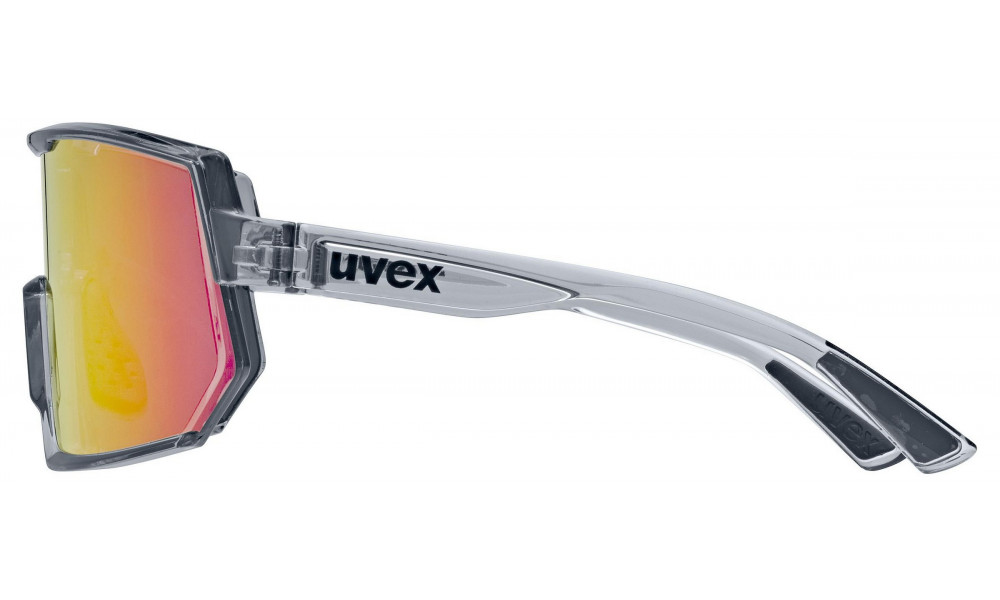 Akiniai Uvex sportstyle 235 smoke transparent / mirror red - 2