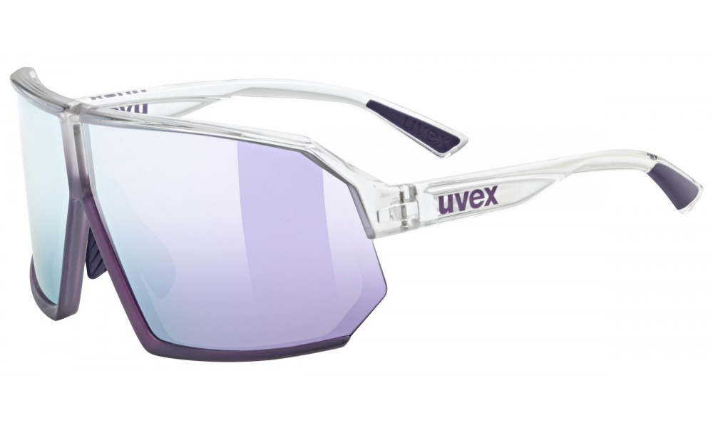 Akiniai Uvex sportstyle 237 clear-met purple / mirror lavender - 1