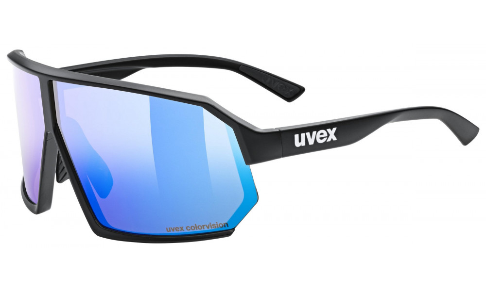 Akiniai Uvex sportstyle 237 CV black mat / buzzy blue - 1