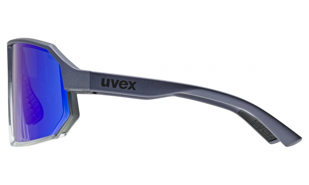 Akiniai Uvex sportstyle 237 metallic blue-clear / mirror purple - 2