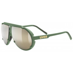 Akiniai Uvex esntl pina moss green matt / gold mirror
