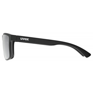 Akiniai Uvex rookie black matt / mirror silver