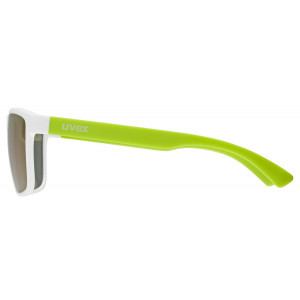 Akiniai Uvex rookie white-lime mat / mirror green