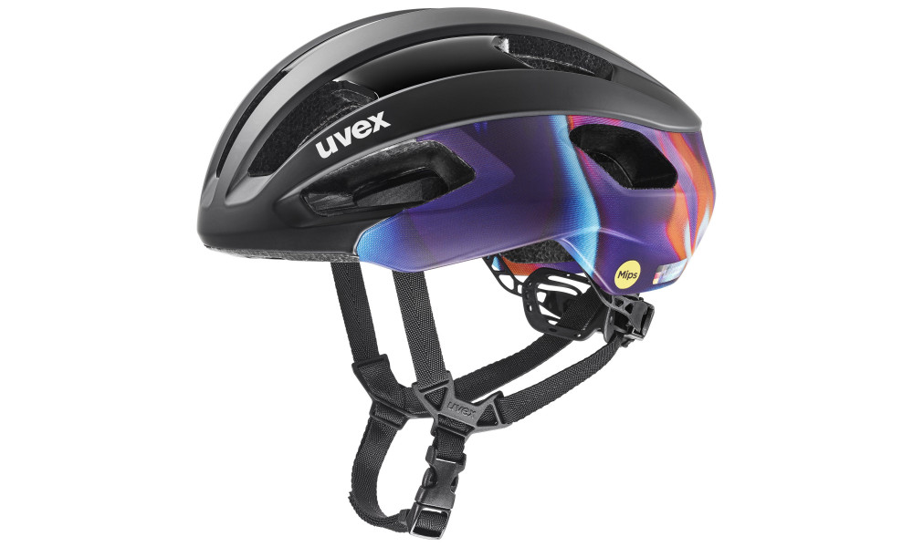 Šalmas Uvex rise pro MIPS black-galaxy matt - 1