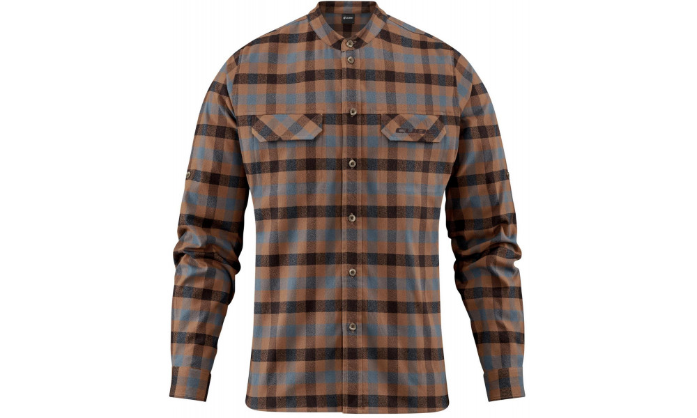 Marškinėliai Cube Work L/S brown'n'blue - 4