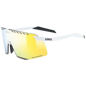 Akiniai Uvex pace stage S CV white matt / mirror yellow