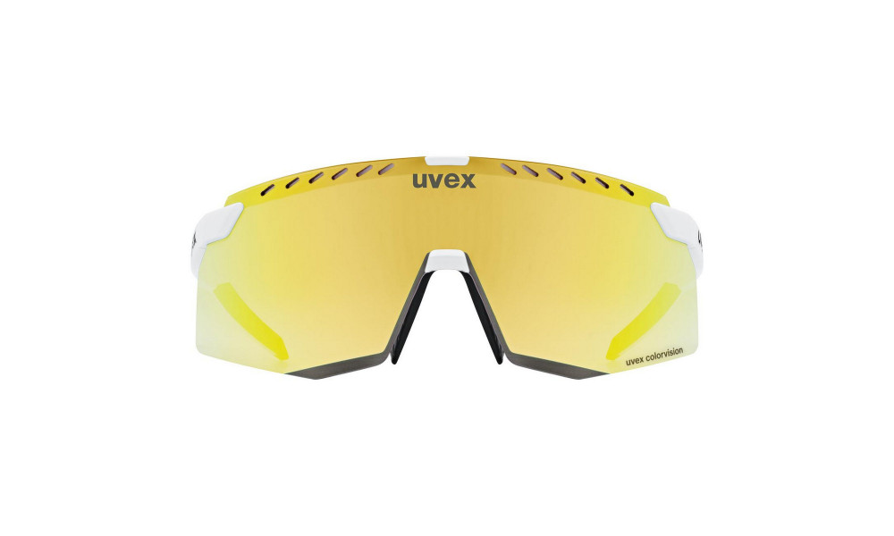 Akiniai Uvex pace stage S CV white matt / mirror yellow - 3