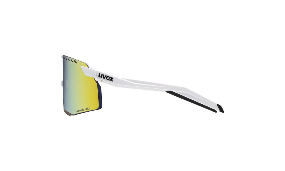 Akiniai Uvex pace stage S CV white matt / mirror yellow - 4