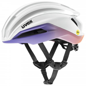 Šalmas Uvex surge aero MIPS white-lilac apricot matt