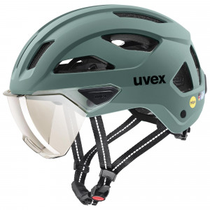 Šalmas Uvex stride visor MIPS sage green matt