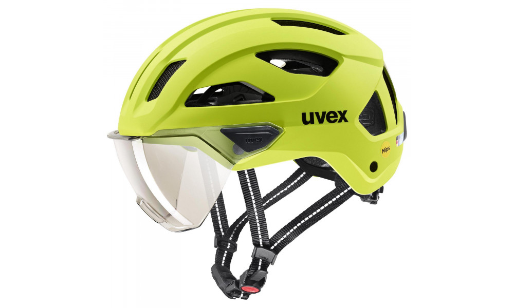 Šalmas Uvex stride visor MIPS lime matt - 2