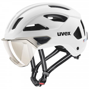 Šalmas Uvex stride visor white matt