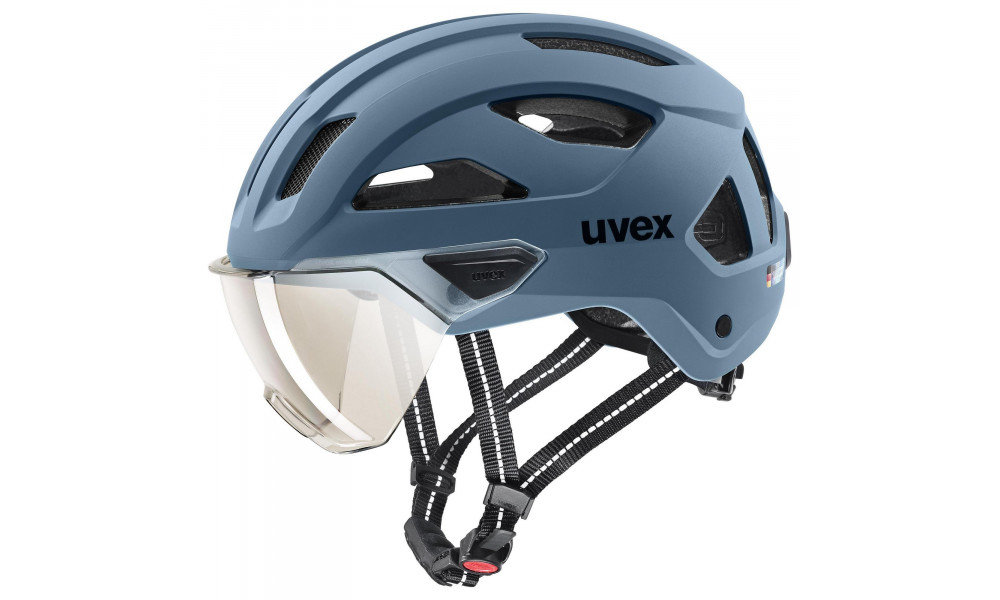 Šalmas Uvex stride visor stone blue matt - 1