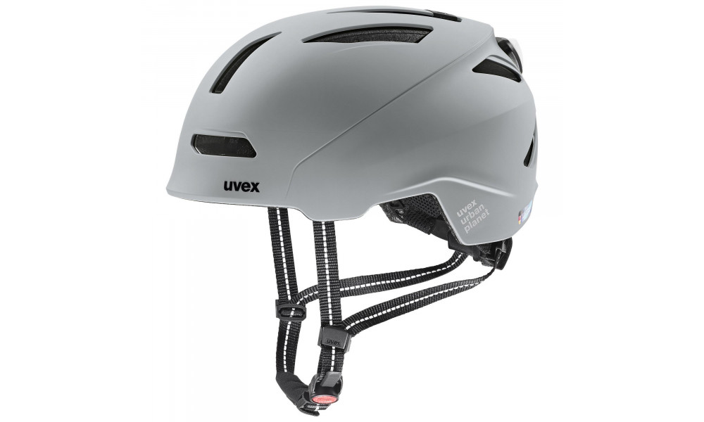 Šalmas Uvex urban planet LED rhino matt - 1