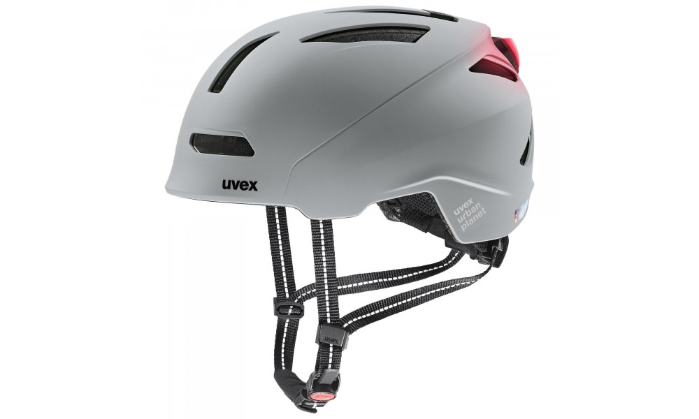 Šalmas Uvex urban planet LED rhino matt - 6