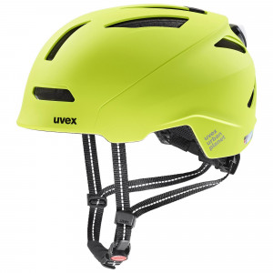 Šalmas Uvex urban planet LED lime matt
