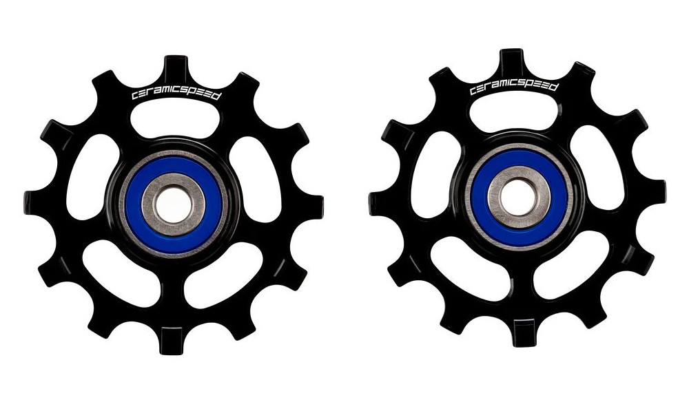 Galinio pavarų perjungėjo ratukų komplektas CeramicSpeed for Shimano 11s 12-tooth NW 9100/8000/RX800/GRX Alloy 607 stainless  