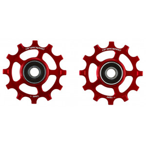 Galinio pavarų perjungėjo ratukų komplektas CeramicSpeed for Shimano 11s 12-tooth NW 9100/8000/RX800/GRX Alloy 607 stainless 