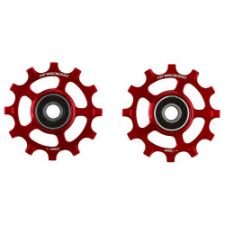 Galinio pavarų perjungėjo ratukų komplektas CeramicSpeed for Shimano 11s 12-tooth NW 9100/8000/RX800/GRX Alloy 607 stainless 