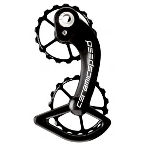 Galinio pavarų perjungėjo ratukų komplektas CeramicSpeed Oversized for Shimano 10+11s DA/Ultegra 9000/6800 + prior Alloy 607 