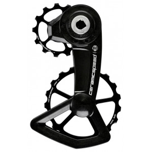 Galinio pavarų perjungėjo ratukų komplektas CeramicSpeed Oversized X for SRAM Red/Force/Rival AXS XPLR Alloy 607 stainless st