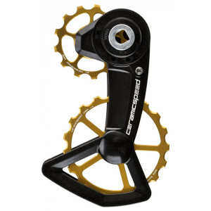 Galinio pavarų perjungėjo ratukų komplektas CeramicSpeed Oversized X for SRAM Red/Force/Rival AXS XPLR Alloy 607 stainless st