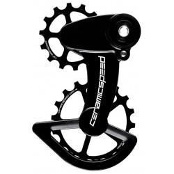 Galinio pavarų perjungėjo ratukų komplektas CeramicSpeed Oversized X for SRAM Force1/Rival1 T3 Clutch Alloy 607 stainless ste